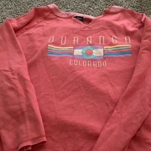 Pinkish coral sweatshirt